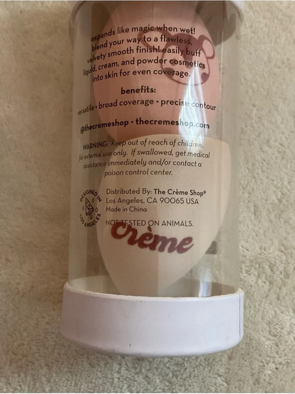The Crème Shop Cozy Treats Pro-Blend Sponge Duo - Pink